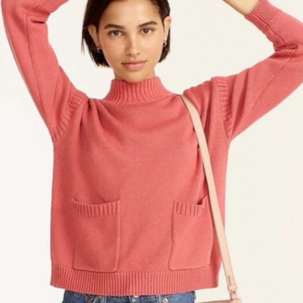 NWT J Crew cotton cashmere sweater in Dusty Barn